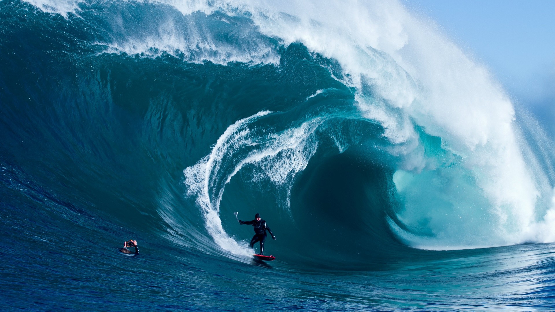 серфер, 4k, HD, океан, море, вода, синяя, Surfer, 4k, HD wallpaper, storm surfers, ocean, sea, water, blue, sport (horizontal)