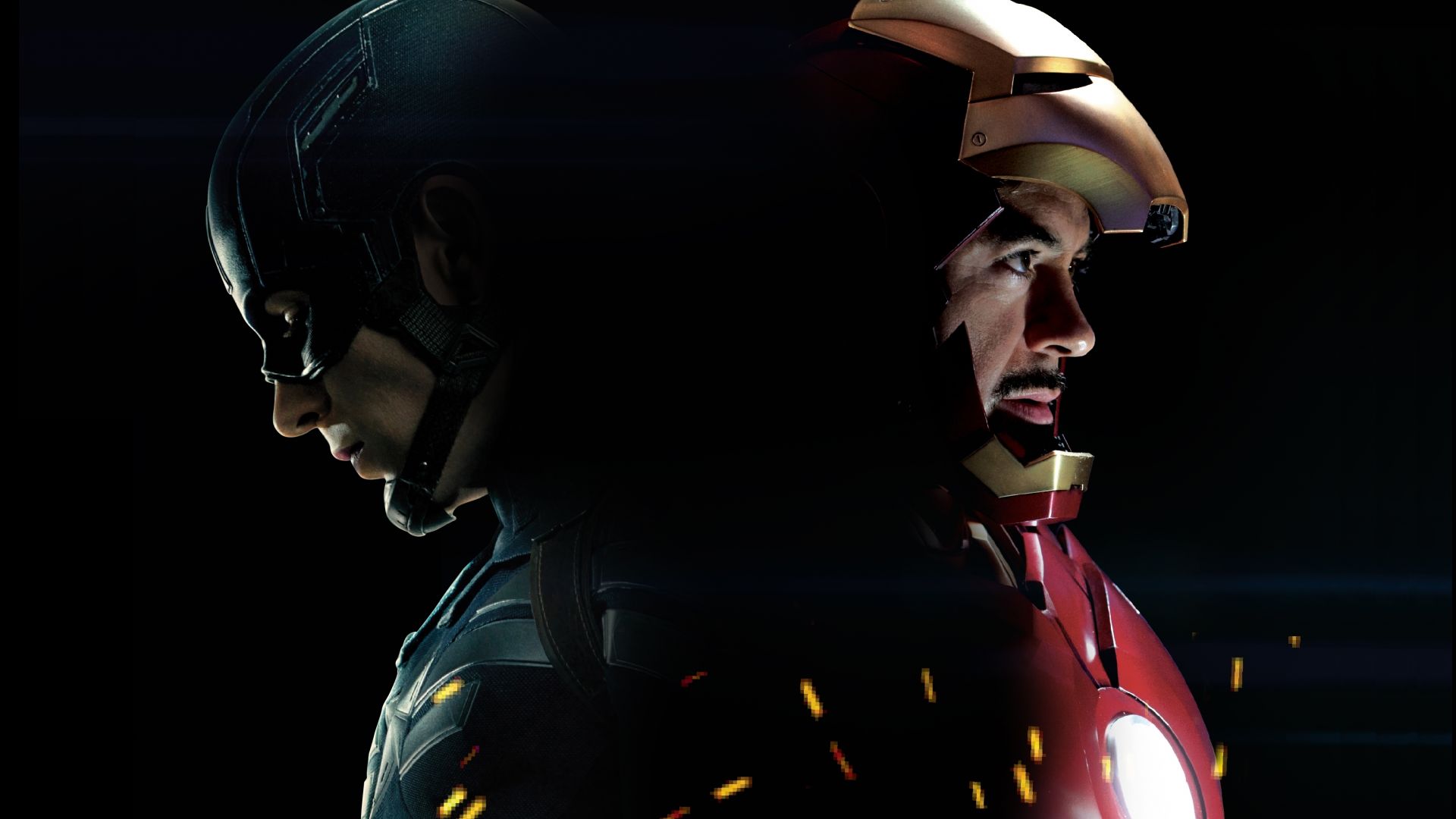 Первый мститель: Гражданская война, железный человек Марвел, лучшие фильмы 2016, Captain America 3: civil war, Iron Man, Marvel, best movies of 2016 (horizontal)
