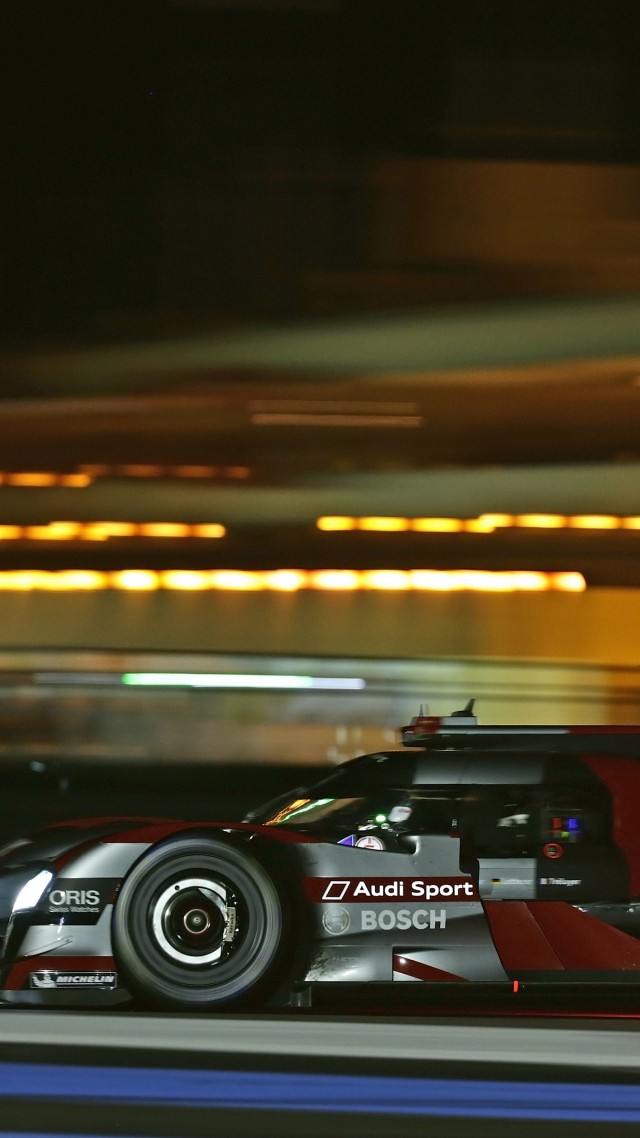 Ауди Р18 э-трон ЛМП1, гибрид, спортивные автомобили, Audi R18 e-tron quattro LMP1, hydrid, sport car, race car (vertical)
