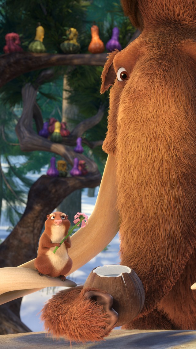 Ледниковый период 5: Столкновение неизбежно, сид, ленивец, мамонты, лучшие мультфильмы 2016, Ice Age 5: Collision Course, sid, mammoths, best animations of 2016 (vertical)