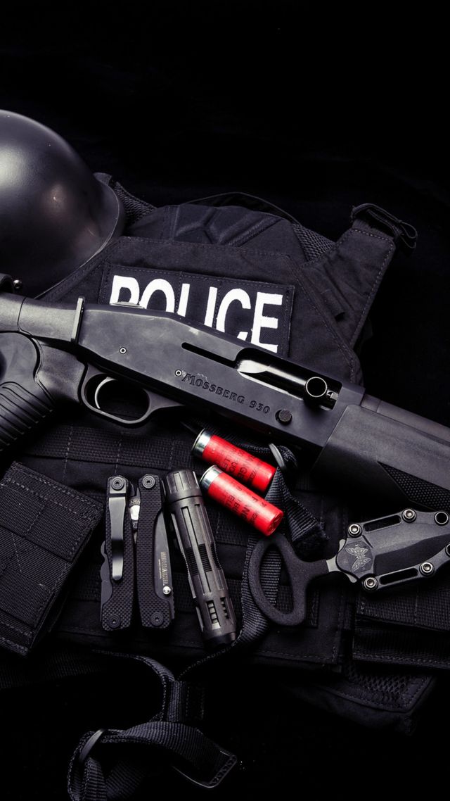 Mossberg 930, дробовик, полиция, шлем, пули, Mossberg 930, shotgun, police, knife, uniform, Ammunition (vertical)