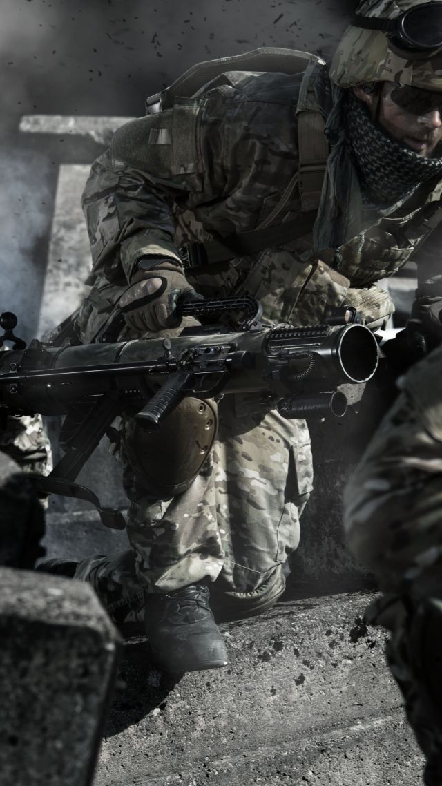 Carl Gustaf M4, противотанковый гранатомёт, армия Швеции, Carl Gustaf M4, recoilless rifle, Swedish Army (vertical)