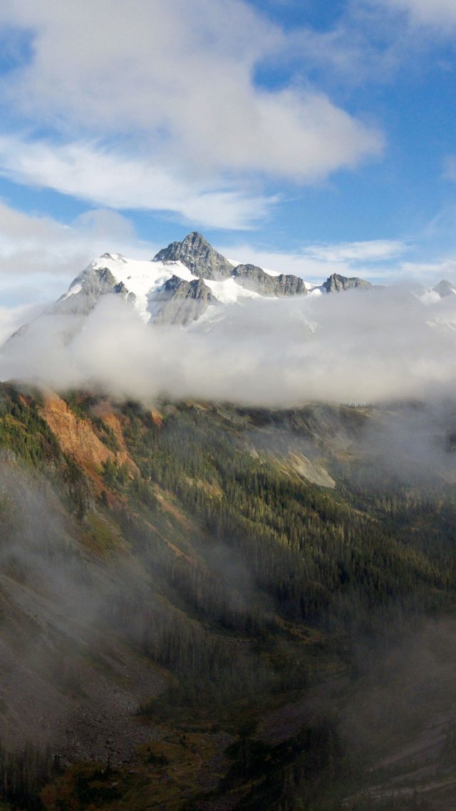 горы, 5k, 4k, лес, облака, mountains, 5k, 4k wallpaper, forest, clouds (vertical)