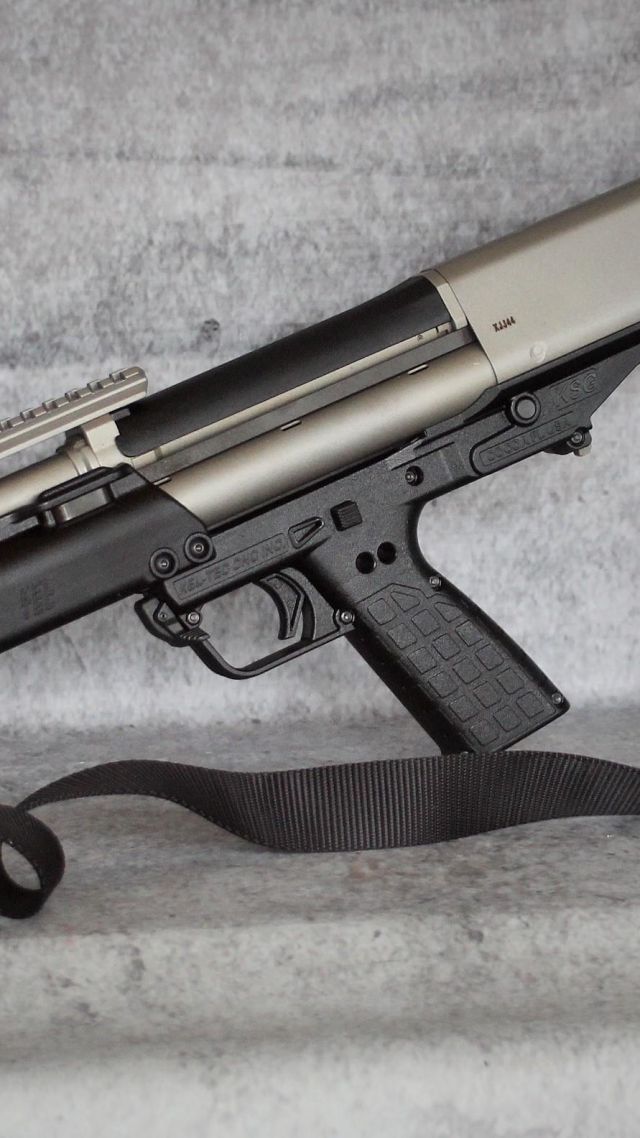 Kel-Tec KSG 10, ружье, дробовик, кастом, Kel-Tec KSG 10, shotgun, custom (vertical)
