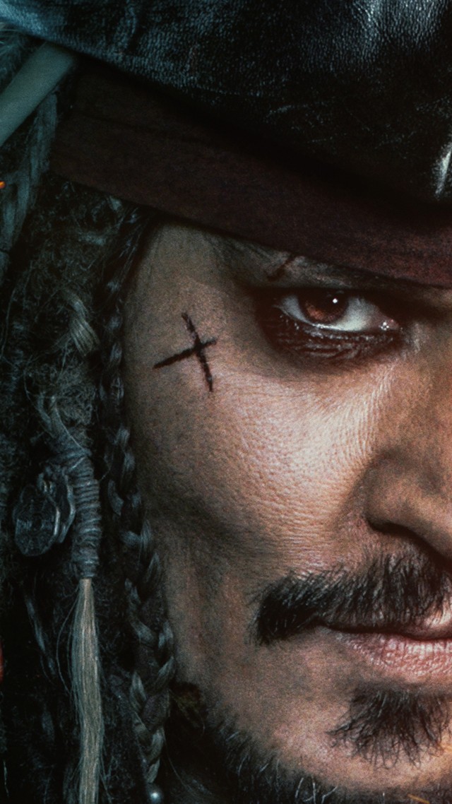 Пираты карибского моря 5, , 4k, 8k, Джонни Депп, Pirates of the Caribbean: Dead Men Tell No Tales, 4k, 8k, Johnny Depp (vertical)