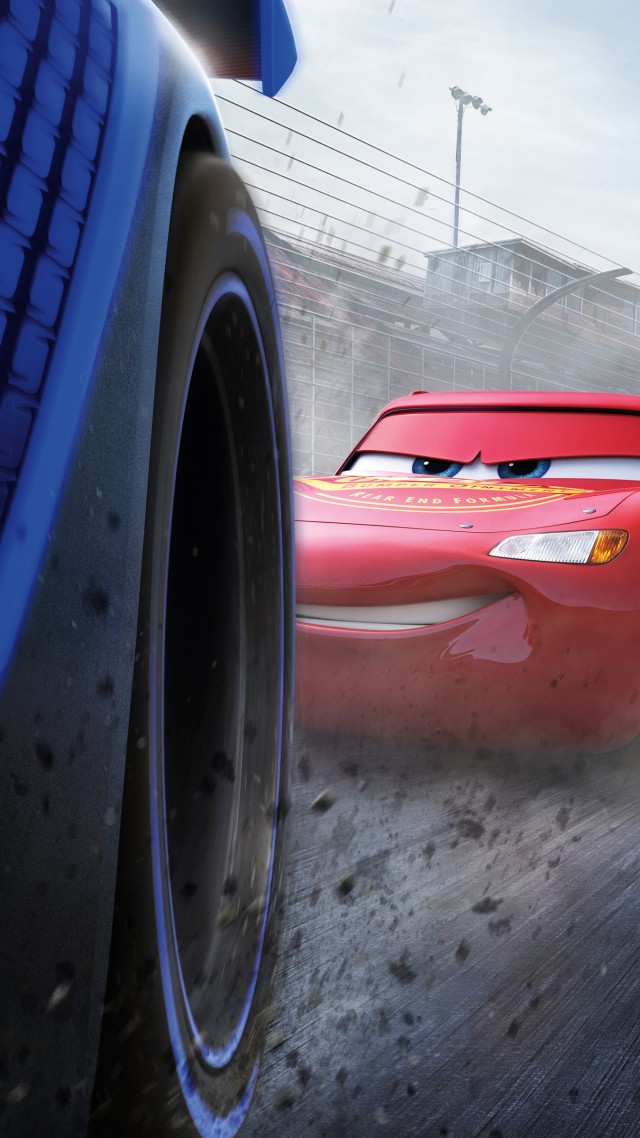 Тачки 3, Cars 3, 4k, Lightning McQueen, poster (vertical)