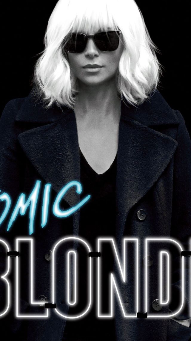 Взрывная блондинка, Atomic Blonde, Charlize Theron, 4k (vertical)