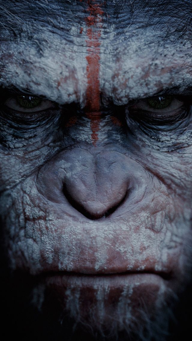 Планета обезьян: война, War for the Planet of the Apes, 4k (vertical)