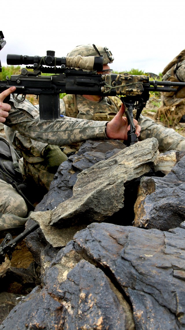 Афганистан, Армия США, автоматическая винтовка, U.S. Navy, Mk 14, Enhanced Battle Rifle, EBK, marksman, rifle, Afghanistan (vertical)
