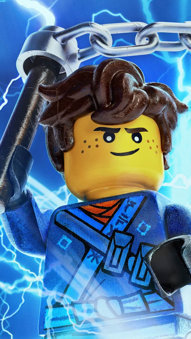 Лего Фильм: Ниндзяго, The LEGO Ninjago Movie, Jay Be, 4k (vertical)