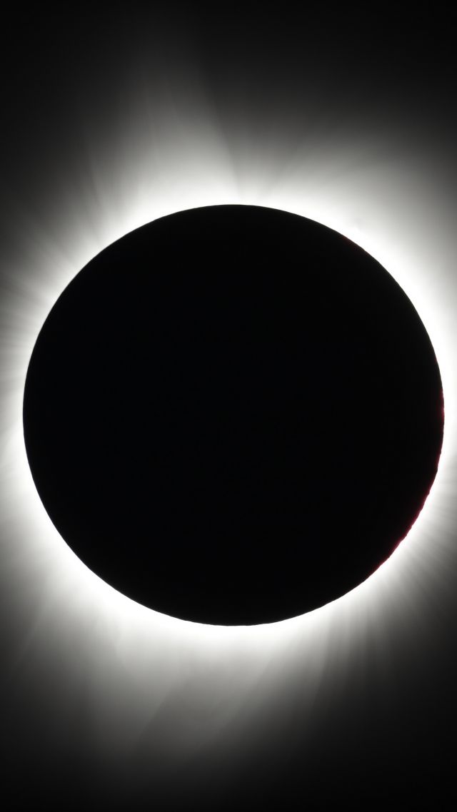 Великое солнечное затмение, Total solar eclipse of Aug 21 2017, Great American eclipse, 4k (vertical)