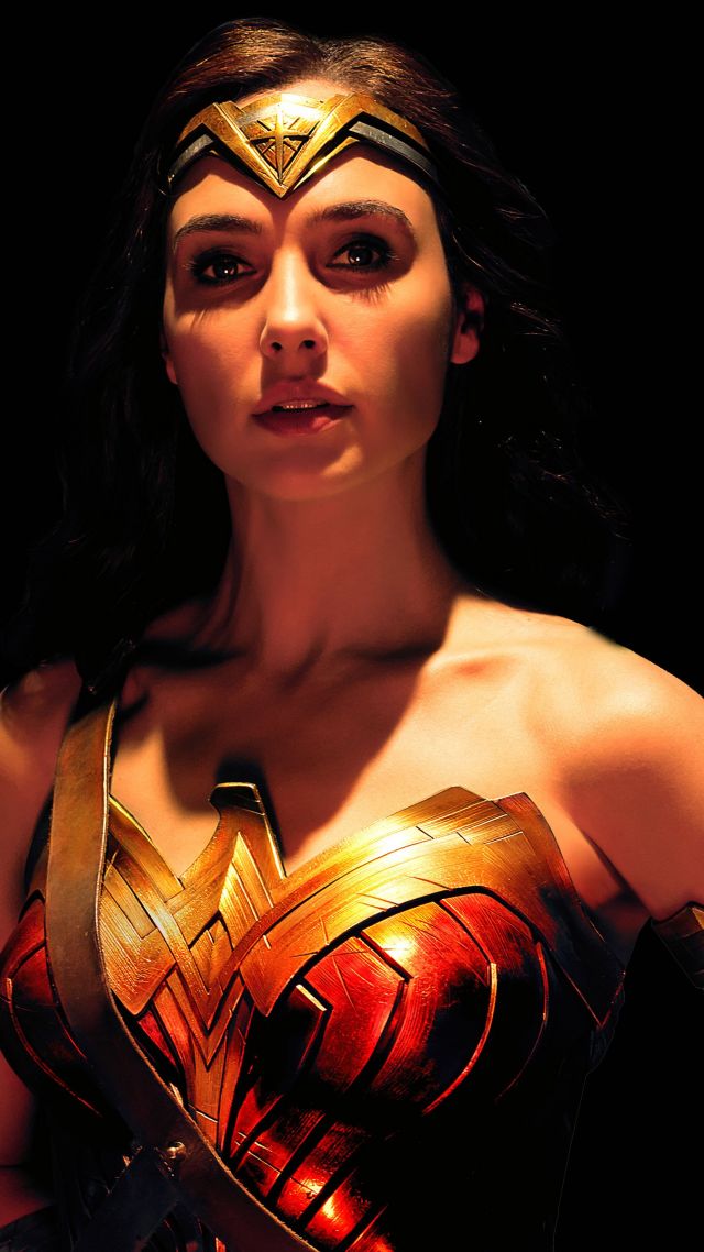 Лига справедливости, Чудо женщина, Justice League, Wonder Woman, Gal Gadot, 4k (vertical)