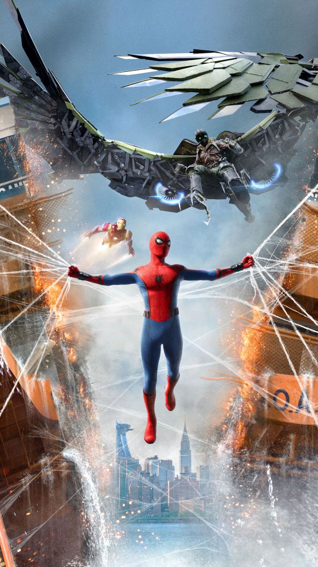 Человек-паук: Возвращение домой, Spider-Man: Homecoming, 5k (vertical)