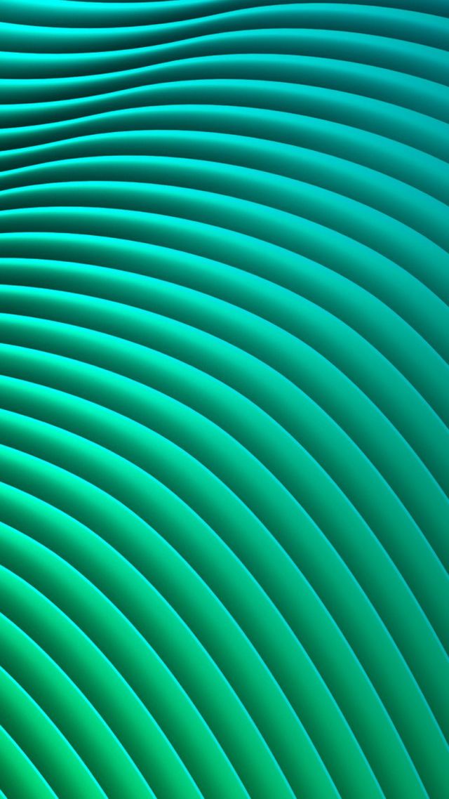 волны, линия, waves, lines, green, HD (vertical)