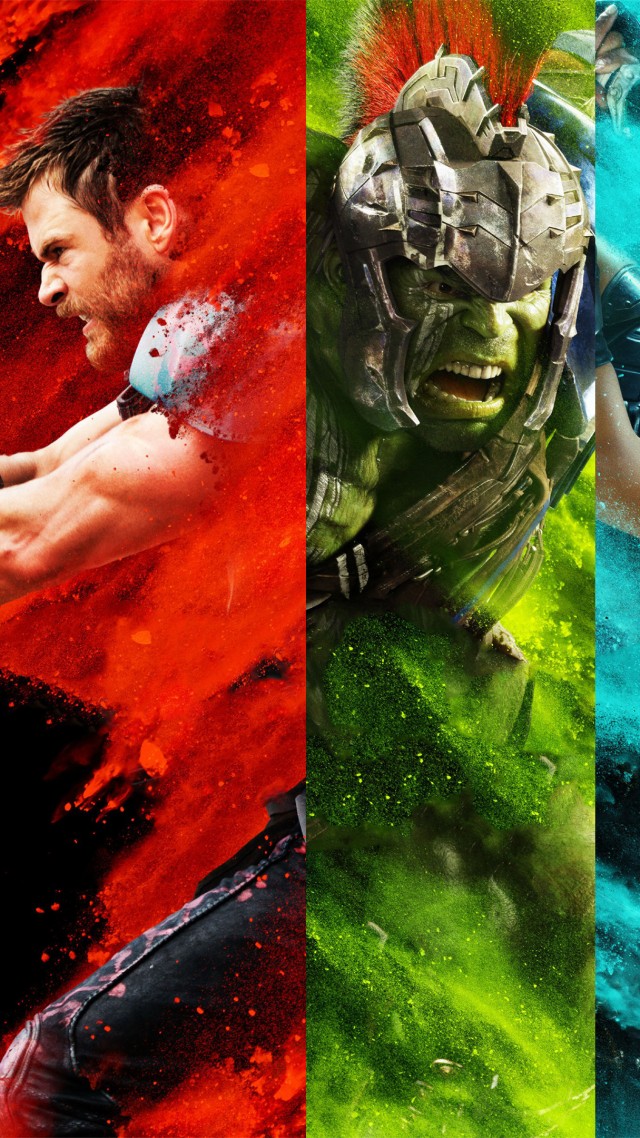 Тор 3: Рагнарек, Thor: Ragnarok, Chris Hemsworth, poster, 4k (vertical)
