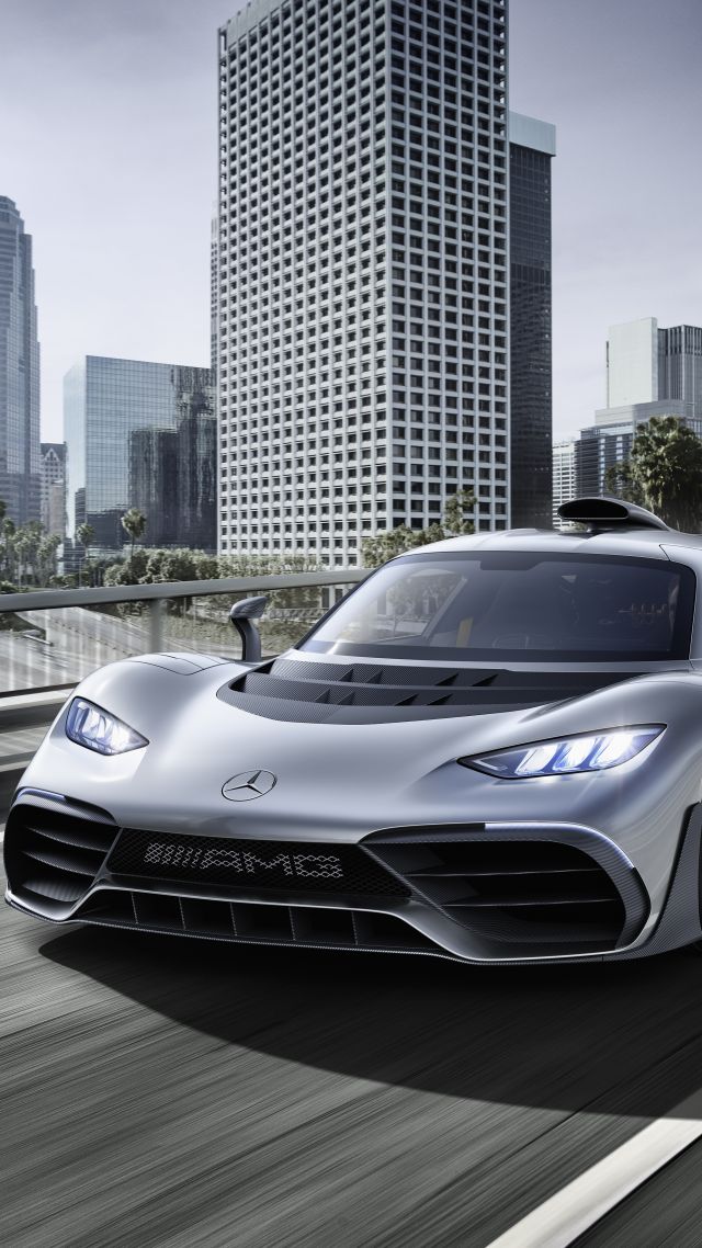 Мерседер, Mercedes-AMG Project One, hypercar, 4k (vertical)