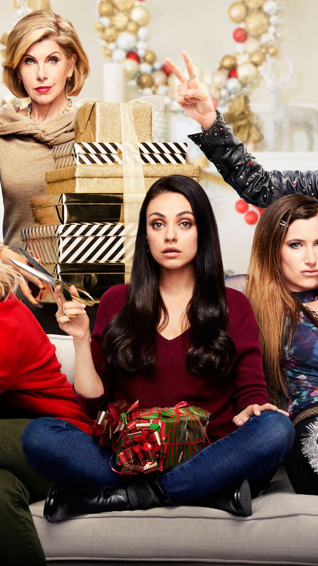 Очень плохие мамочки 2, A Bad Moms Christmas, Mila Kunis, Kristen Bell, Kathryn Hahn, 5k (vertical)