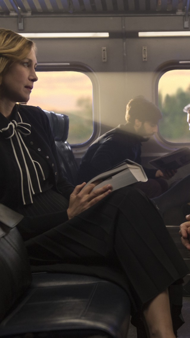 Пассажир, The Commuter, Vera Farmiga, Liam Neeson, 4k (vertical)