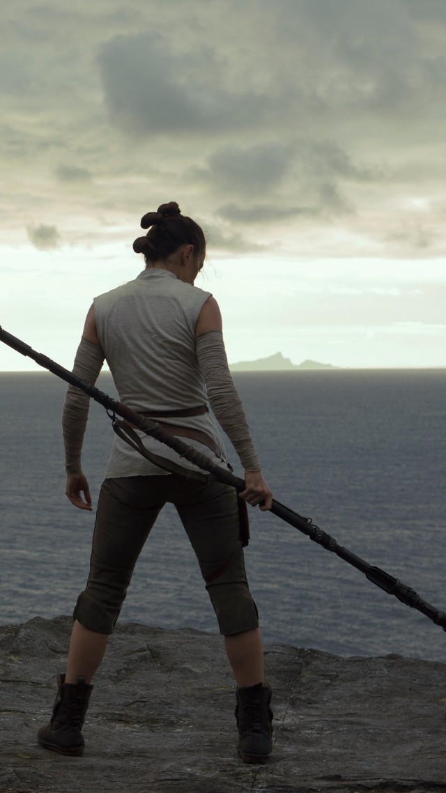 Звёздные войны: Последние джедаи, Star Wars: The Last Jedi, Daisy Ridley, 4k (vertical)