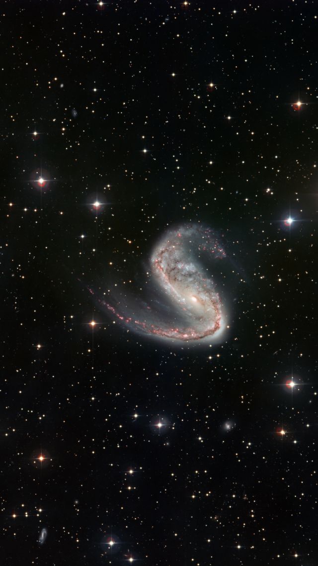 звезды, Messier 106, stars, 5k (vertical)