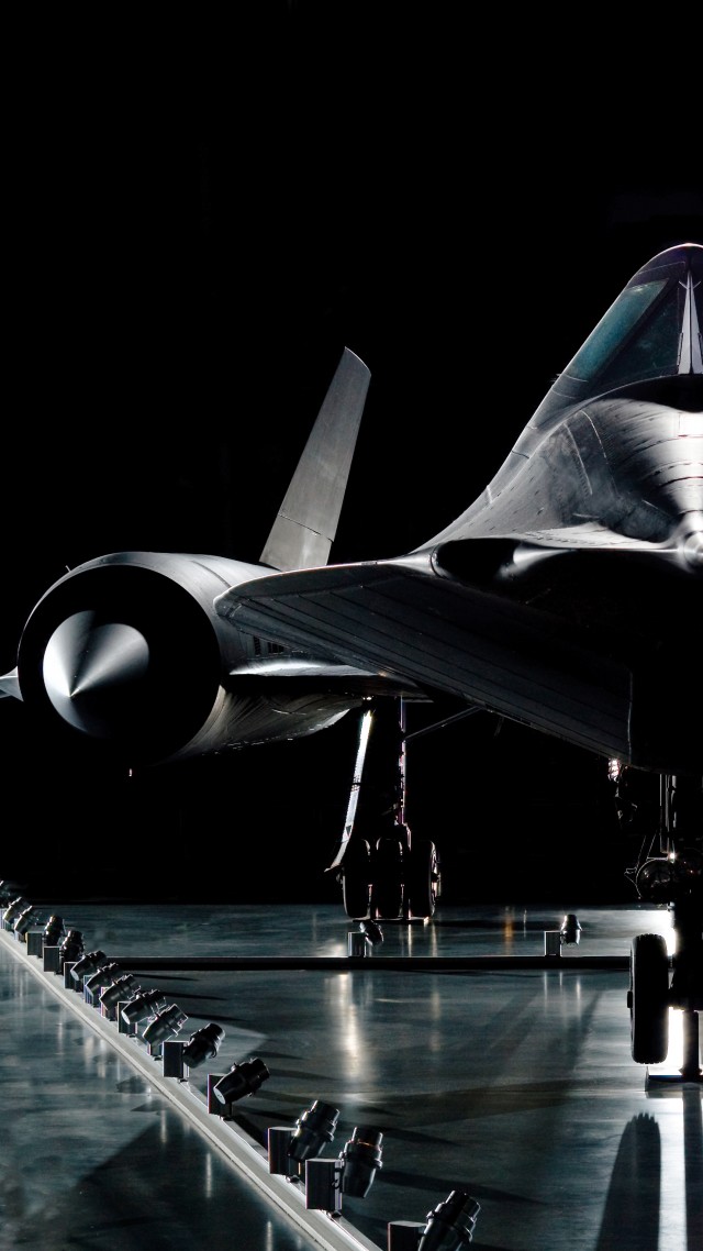 сверхзвуковой, разведчик, SR-71, Lockheed, Blackbird, jet, plane, aircraft, presentation, U.S. Air Force (vertical)