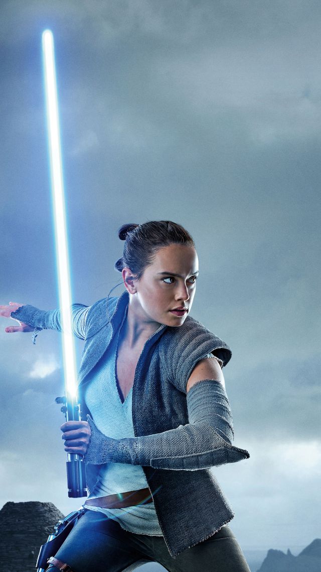 Звёздные войны: Последние джедаи, Star Wars: The Last Jedi, Daisy Ridley, 5k (vertical)