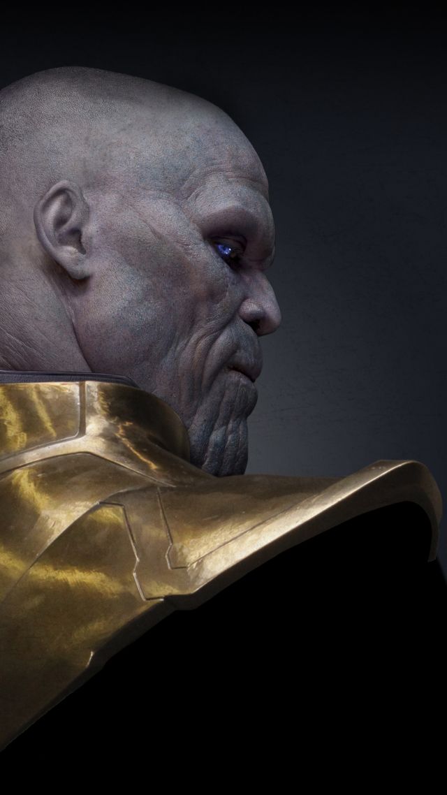 Мстители: Война бесконечности. Часть 1, Avengers: Infinity War, Thanos, Josh Brolin, 4k (vertical)