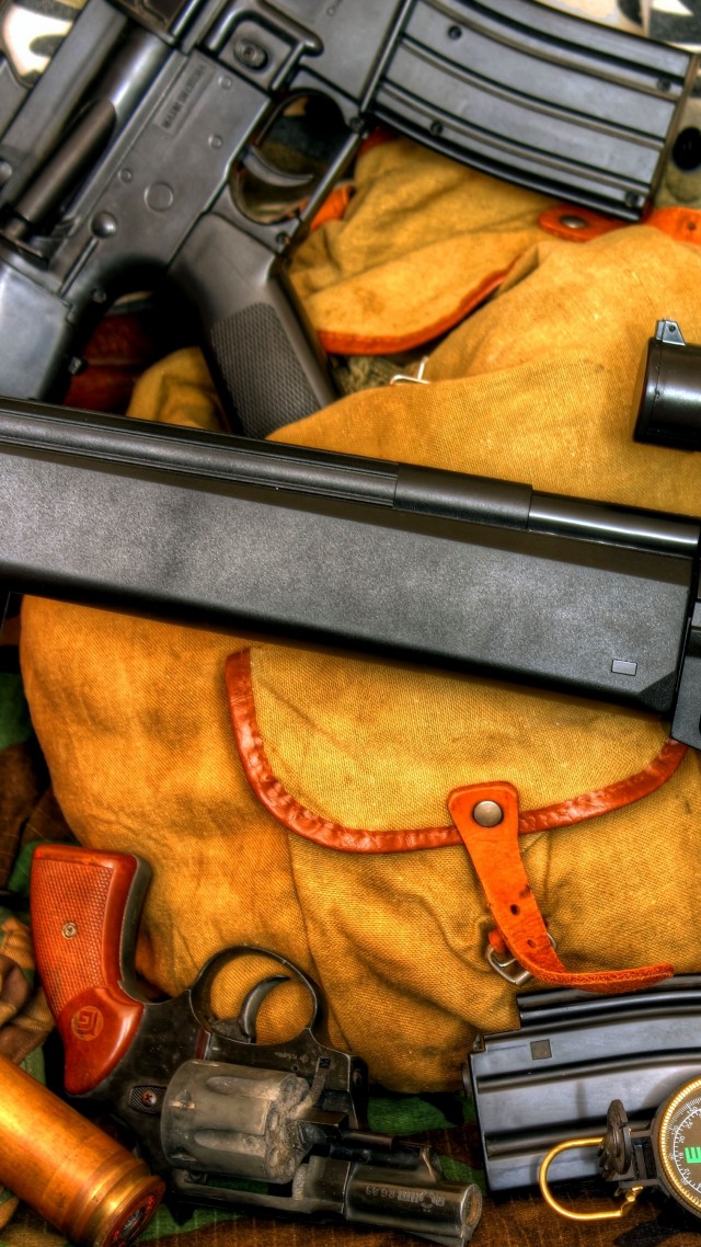 снайперская винтовка, аммуниция, револьвер, K 94, sniper rifle, m16a1, compass, FPS-200, scope, ammunition, bullets (vertical)