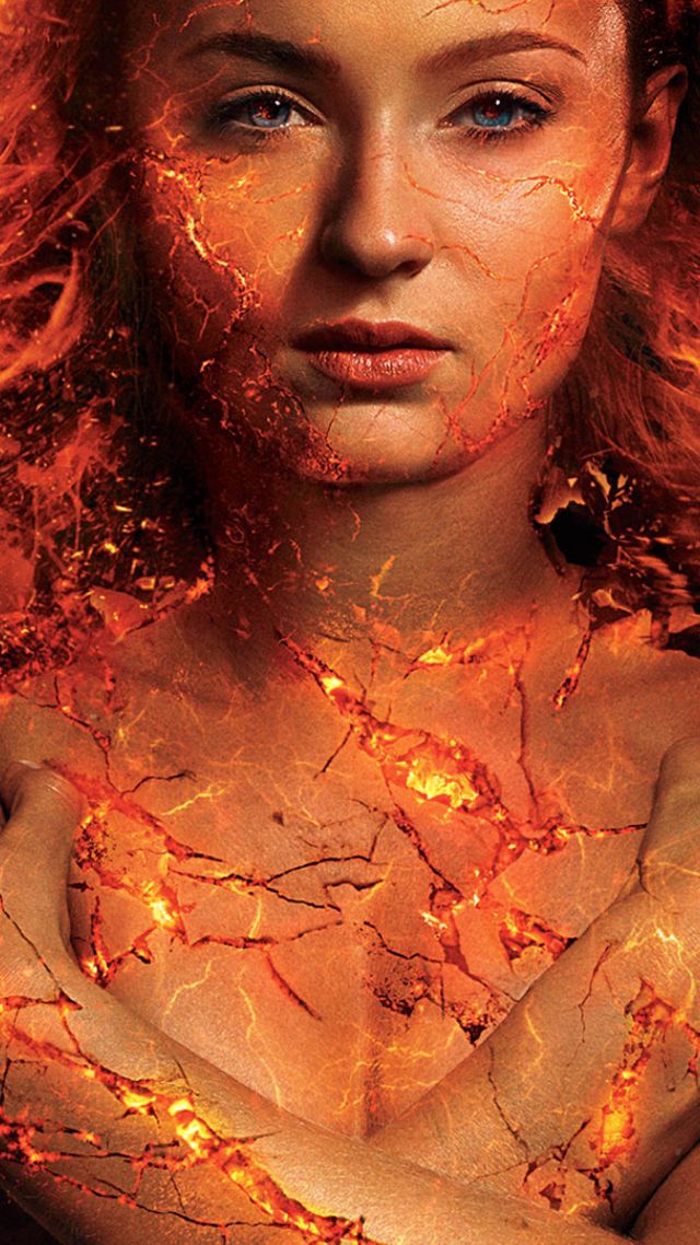 Люди Икс: Темный феникс, X-Men: Dark Phoenix, Sophie Turner, 5k (vertical)