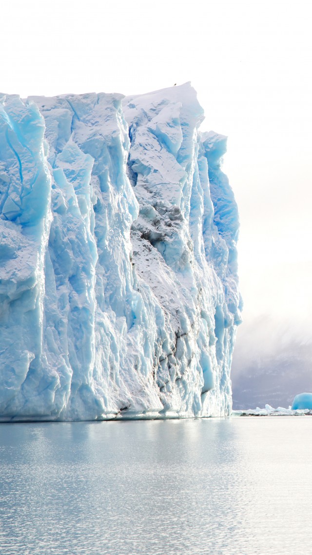 айсберг, Antarctica, iceberg, ocean, 5k (vertical)