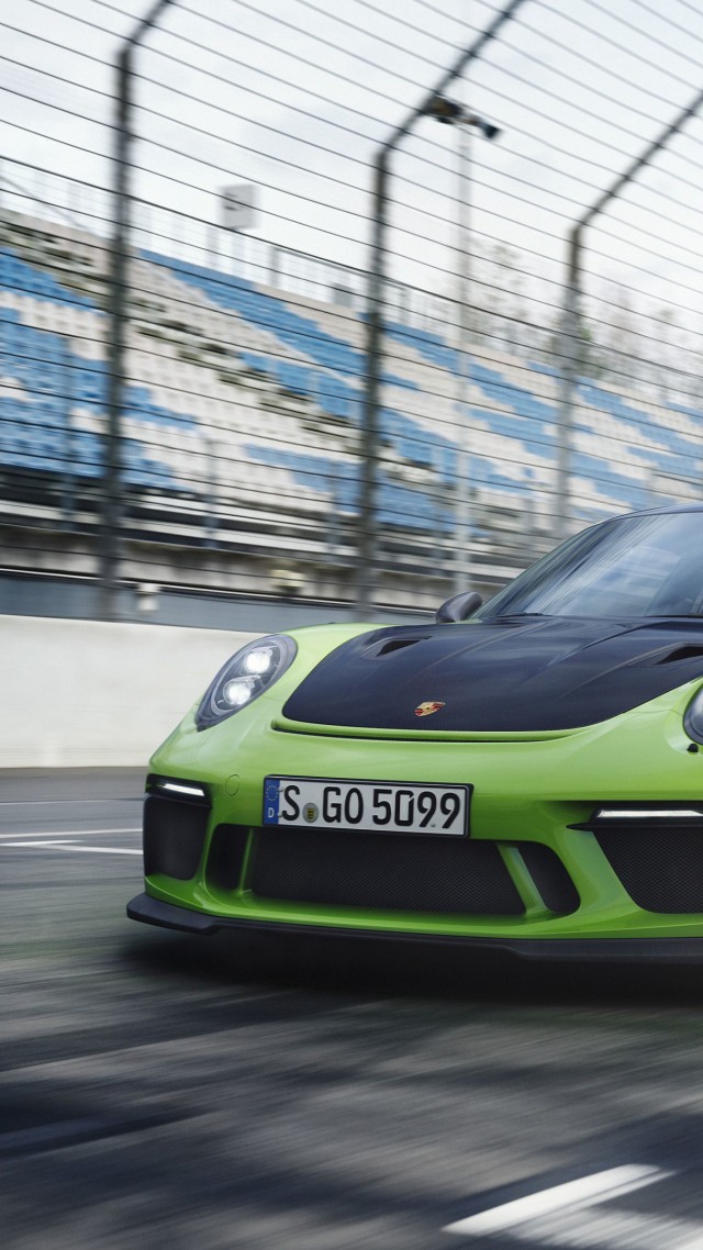 Порш, Porsche 911 GT3 RS, sport car, 4k (vertical)