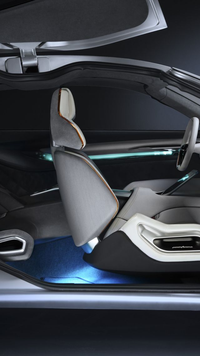 Концепт, Pininfarina HK GT, Geneva Motor Show 2018, electric car, interior, 4k (vertical)