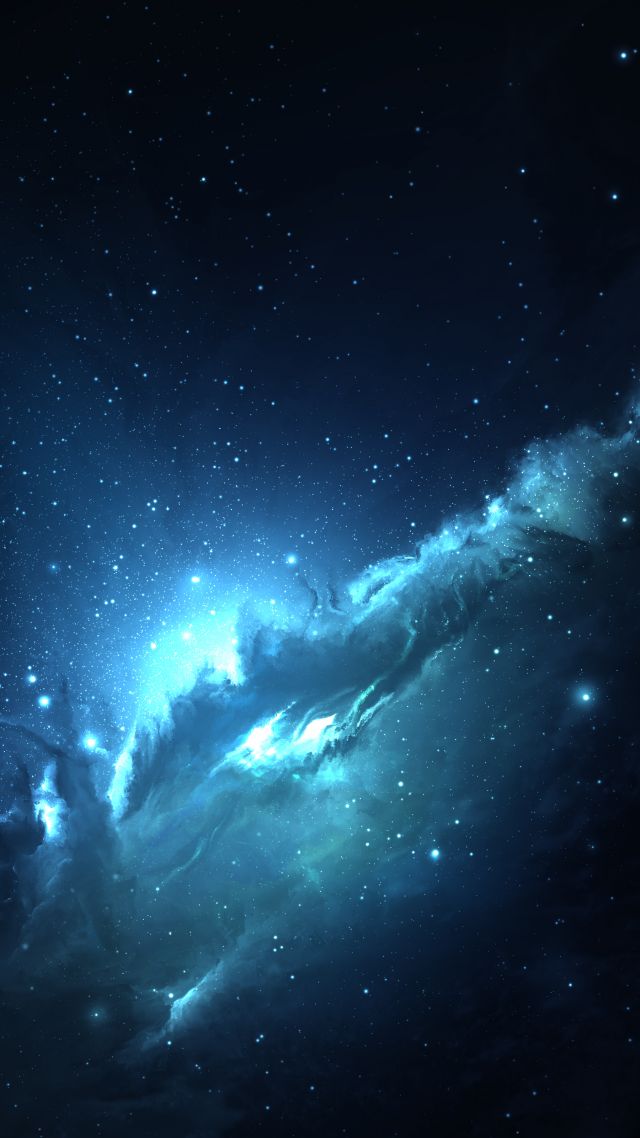 космос, Nebula, space, stars, 5k (vertical)