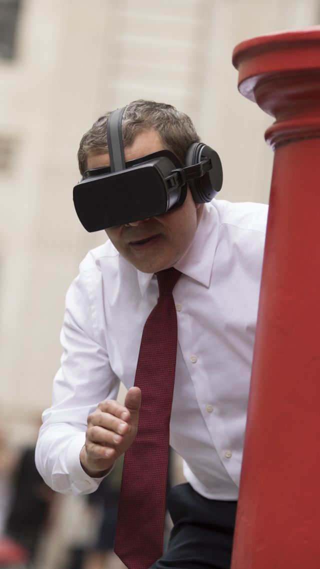Джони Инглиш 3, Роуэн Аткинсон, Johnny English Strikes Again, Rowan Atkinson, VR, 4k (vertical)