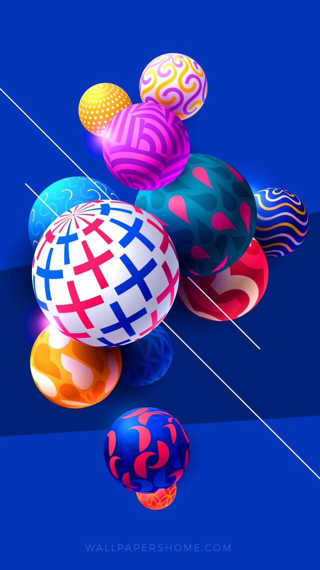 шары, абстракция, модерн, abstract, balls, colorful, modern, 4k, 5k, 8k (vertical)