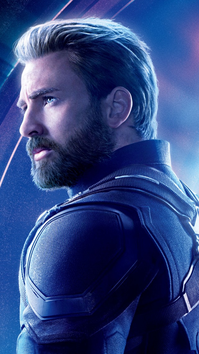 Мстители: Война бесконечности, Avengers: Infinity War, Captain America, Chris Evans, 8k (vertical)