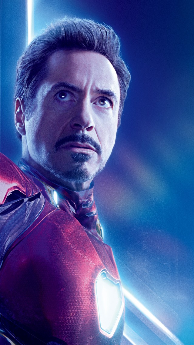 Мстители: Война бесконечности, Avengers: Infinity War, Robert Downey Jr., Iron Man, Tony Stark, 8k (vertical)