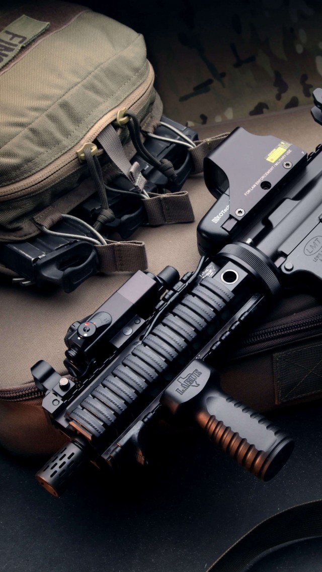 штурмовая винтовка, боеприпасы, Defender 2000, LMT, assault rifle, ASG, bullets, ammunition, camo (vertical)