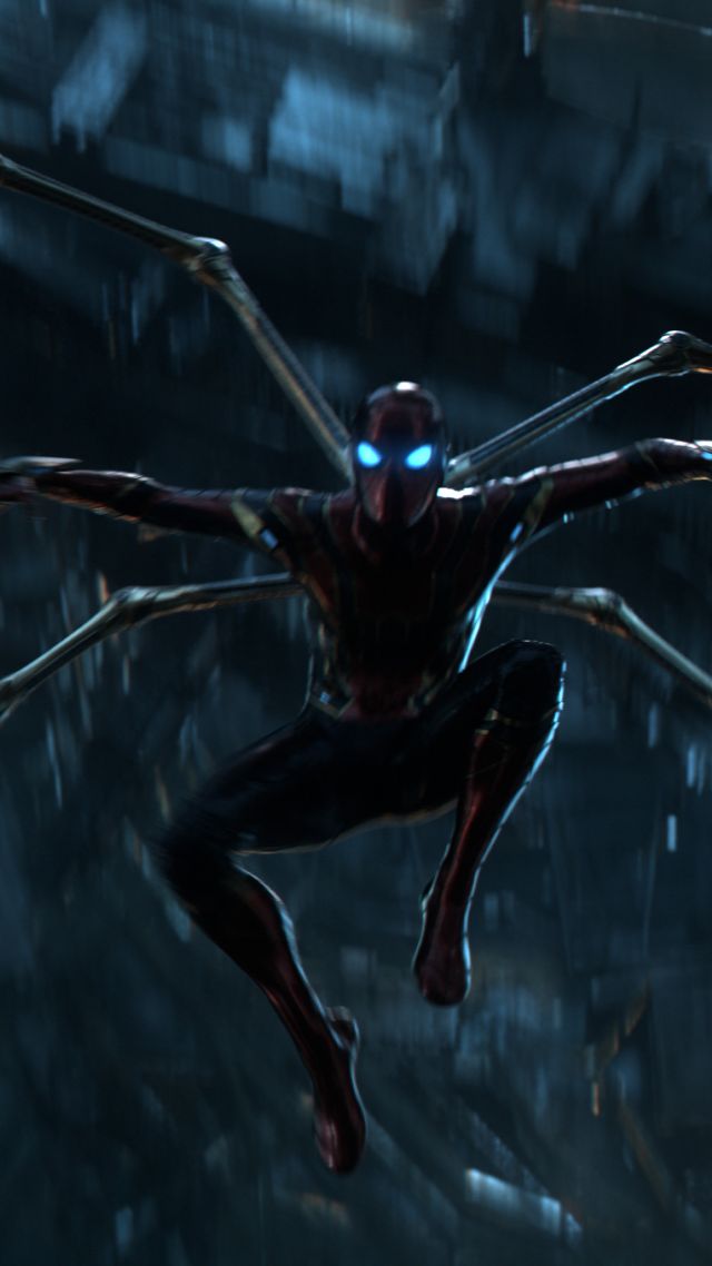 Месники: война бесконечности, Avengers: Infinity War, Iron Spider, 4K (vertical)