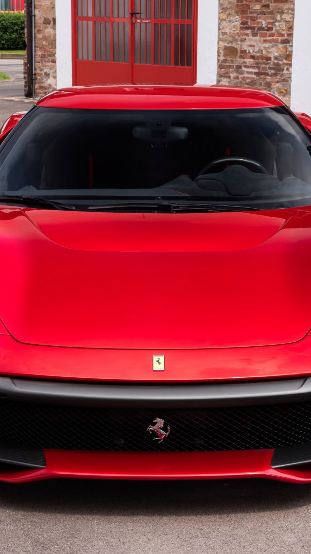 Феррари СП38, Ferrari SP38, 2018 Cars, Luxury cars, 4K, 8K (vertical)