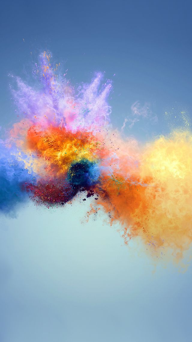 цвета, взрыв, Colors, splash, 4K (vertical)