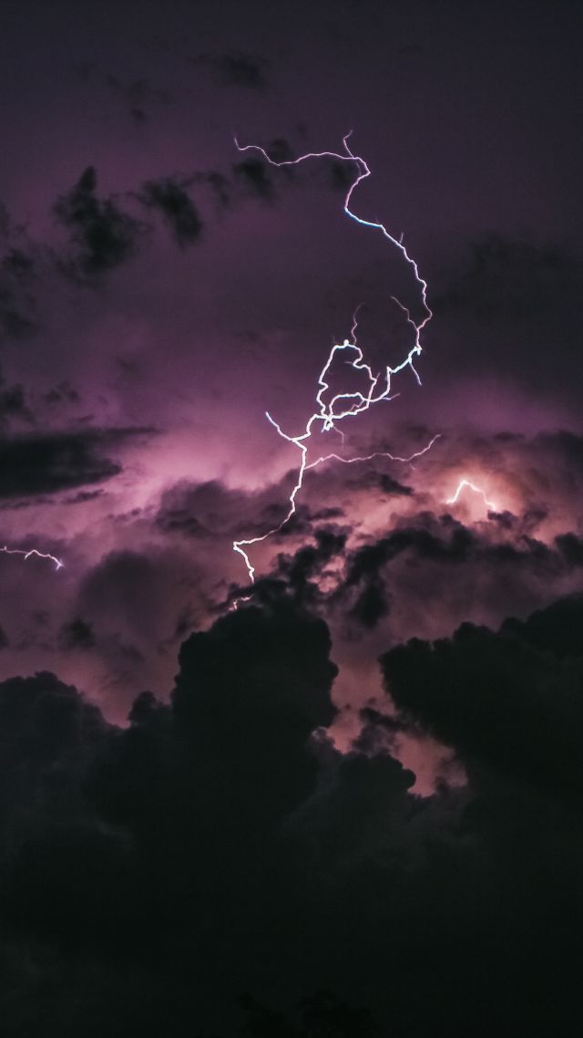 Гроза, Storm, Lightning, 5K (vertical)