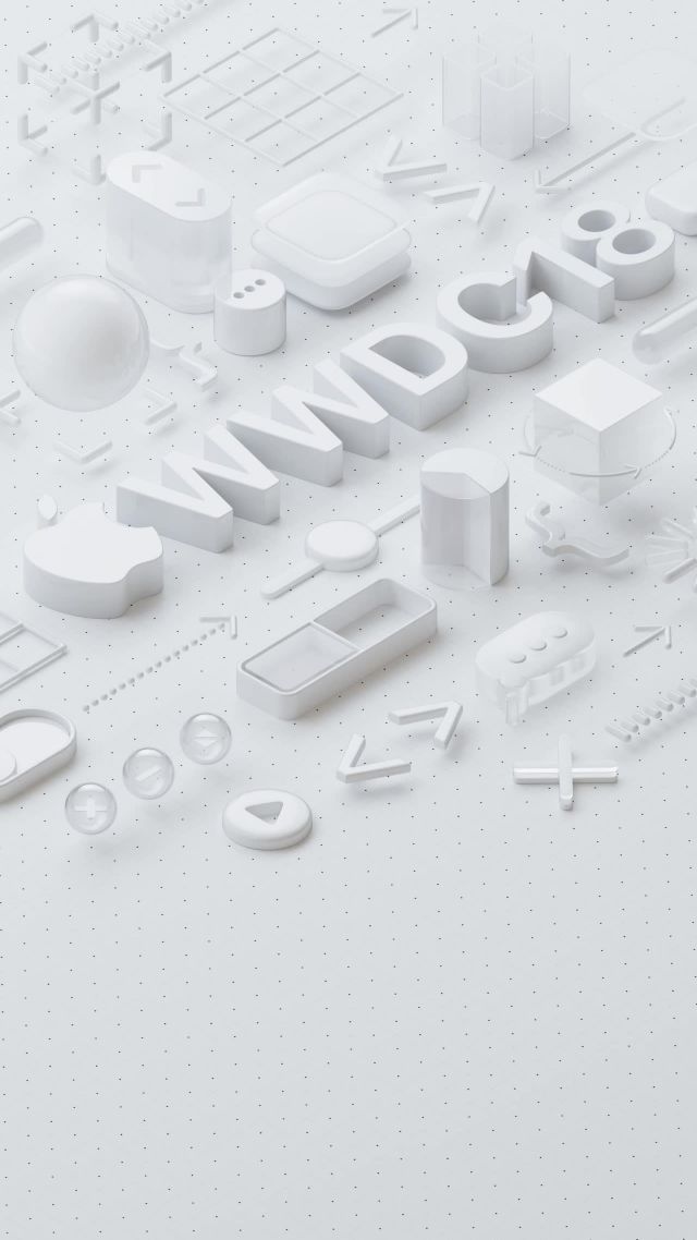 Айфон обои, Iphone WWDC, 3D, WWDC 2018 (vertical)