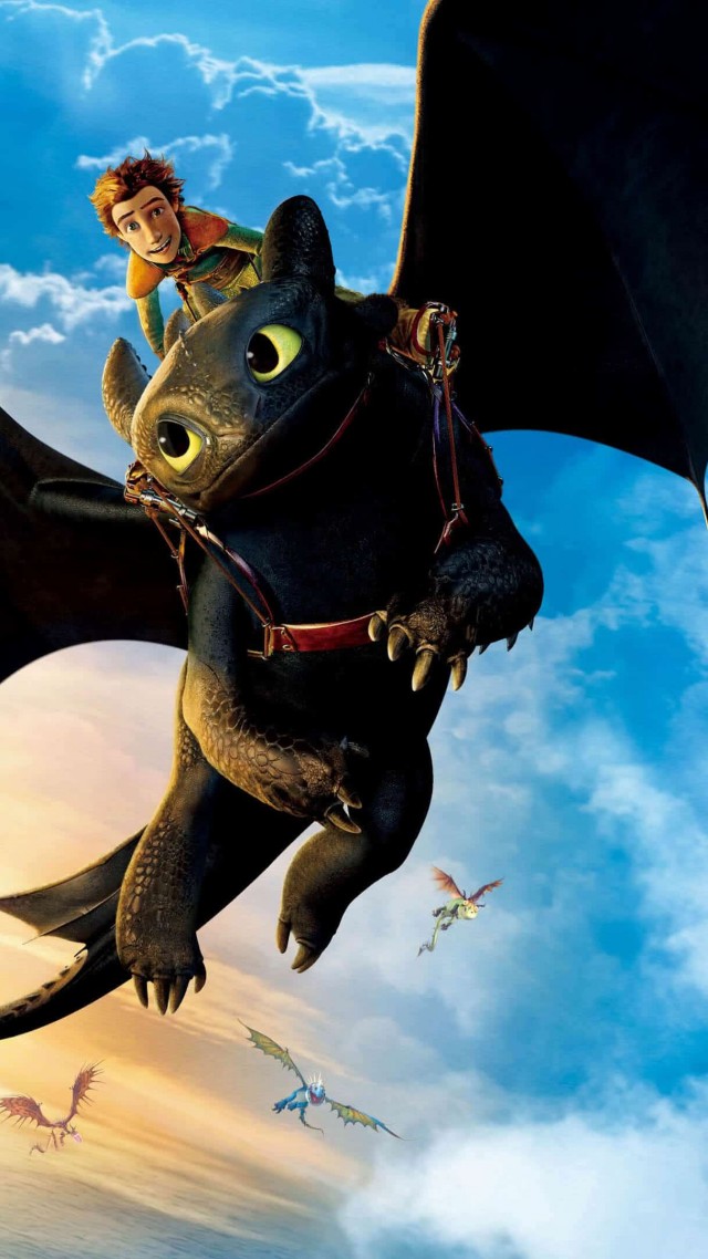 Как приручить дракона: Скрытый мир, How to Train Your Dragon: The Hidden World, poster, 4K (vertical)