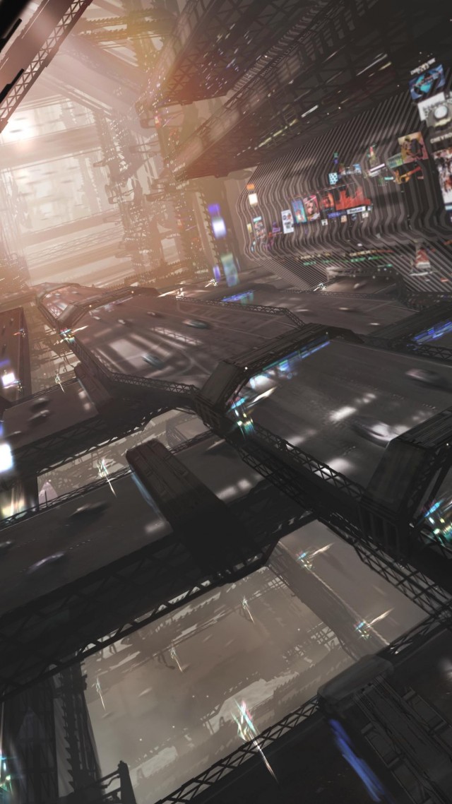 город будущего, futuristic, cyberpunk, future world, 4K (vertical)