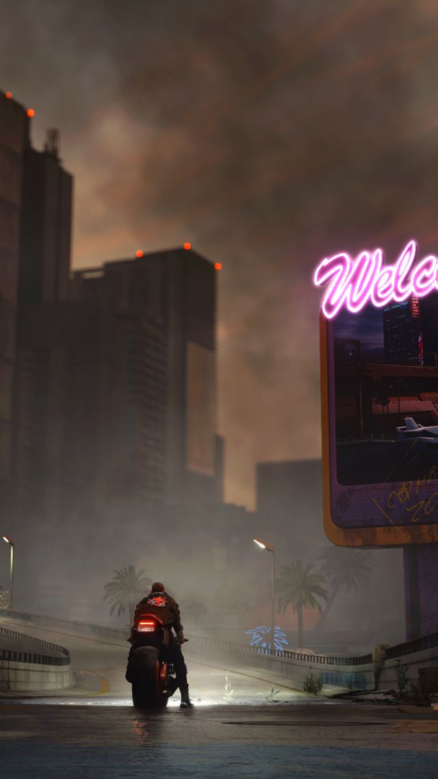 Киберпанк 2077, Cyberpunk 2077, E3 2019, screenshot, 4K (vertical)