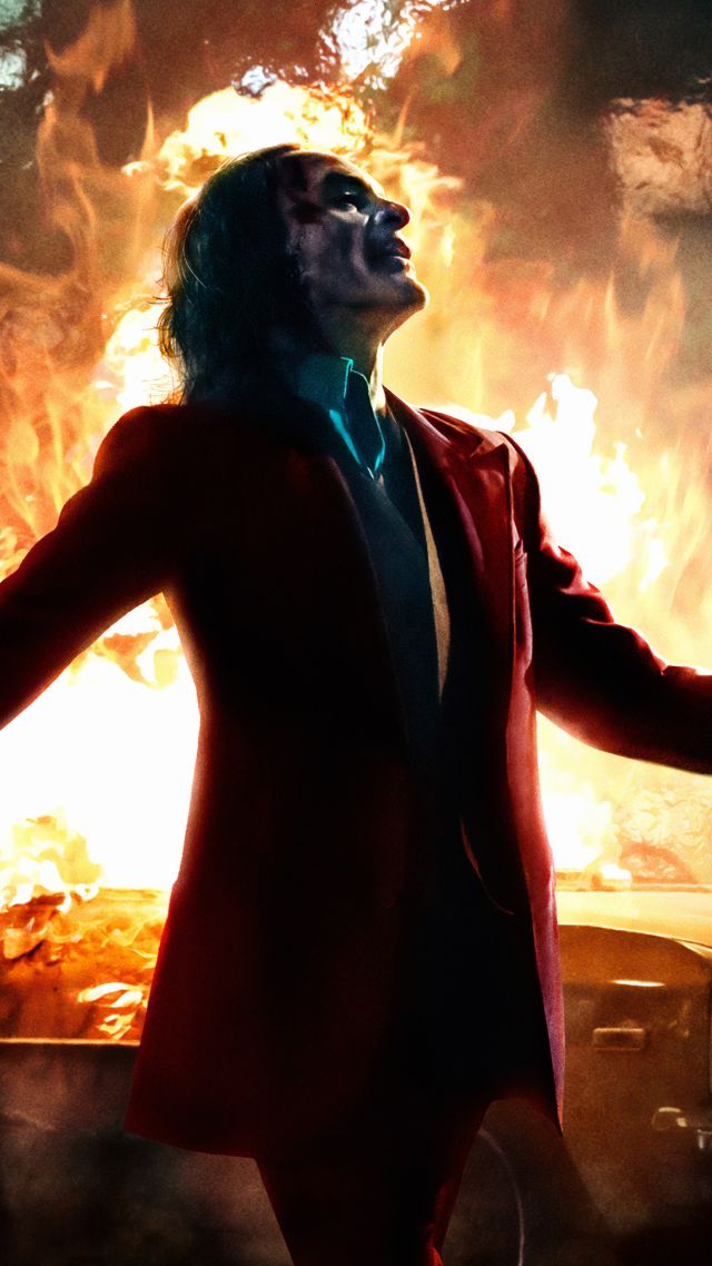 Джокер, Joker, Joaquin Phoenix, poster, 4K (vertical)