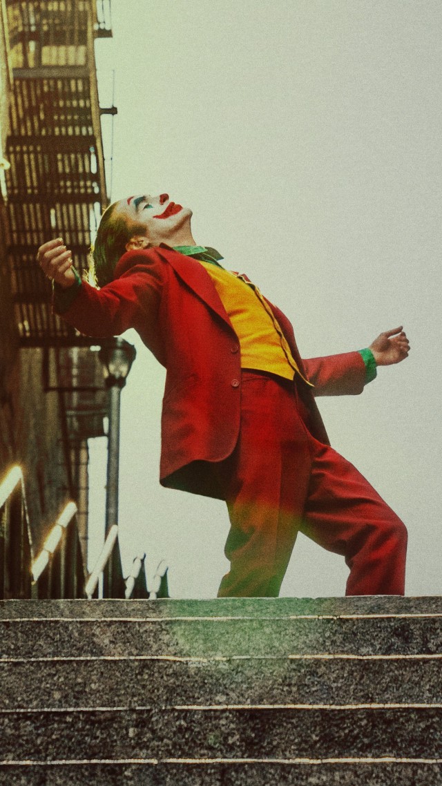 Джокер, Joker, Joaquin Phoenix, poster, 8K (vertical)