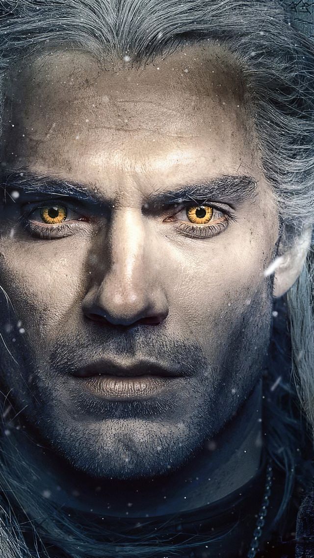 Ведьмак, The Witcher, poster, Henry Cavill, 4K (vertical)