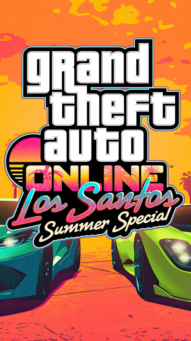 Los Santos Summer Special, GTA Online, poster, 4K (vertical)